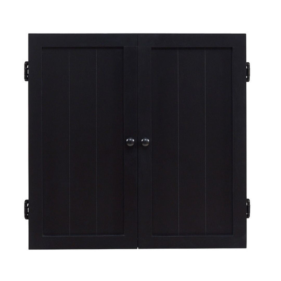 American Heritage Vienna Dartboard Cabinet - Black