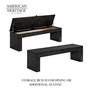 American Heritage Vancouver Pool Table - Black Ash