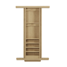American Heritage Port Royal 8-Cue Wall Cue Rack – White Oak