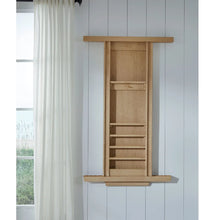American Heritage Port Royal 8-Cue Wall Cue Rack – White Oak