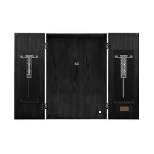 American Heritage Alta Dartboard Cabinet - Black Ash