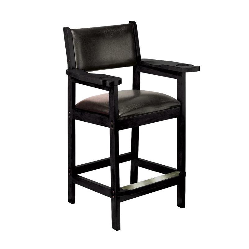 American Heritage Cushion Back & Seat Spectator Chair - Black