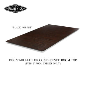 Brunswick Canton Billiards Table in Black Forest