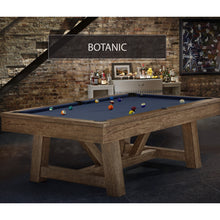 Brunswick Botanic 8' Billiards Table in Rustic Dark Brown