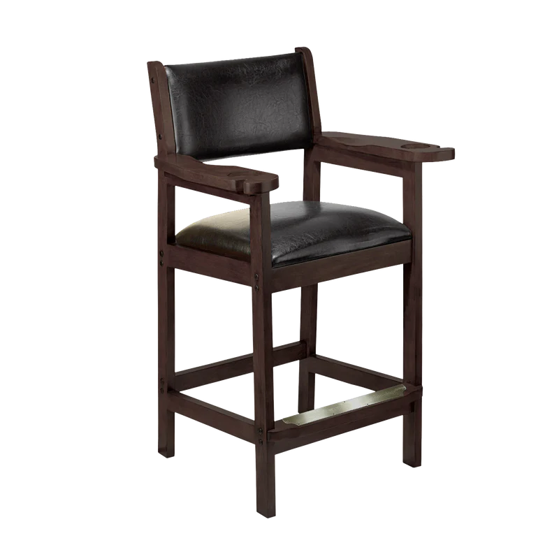 American Heritage Cushion Back & Seat Spectator Chair - Espresso