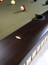 The Henderson / Two Tone Aged Linen w/ Walnut finish rails by Brunswick