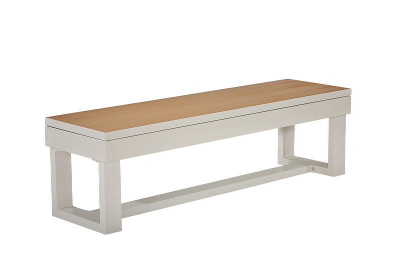 American Heritage Lanai Outdoor Bench - Oyster Grey