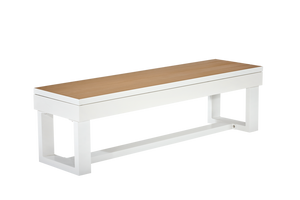 American Heritage Lanai Outdoor Bench - Pearl White