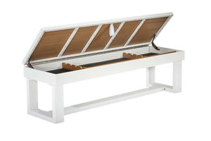 American Heritage Lanai Outdoor Bench - Pearl White