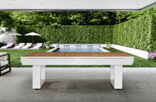 American Heritage Lanai Outdoor Pool Table - Pearl White