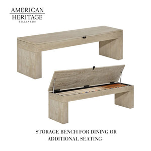 American Heritage Vancouver Pool Table - Natural Ash