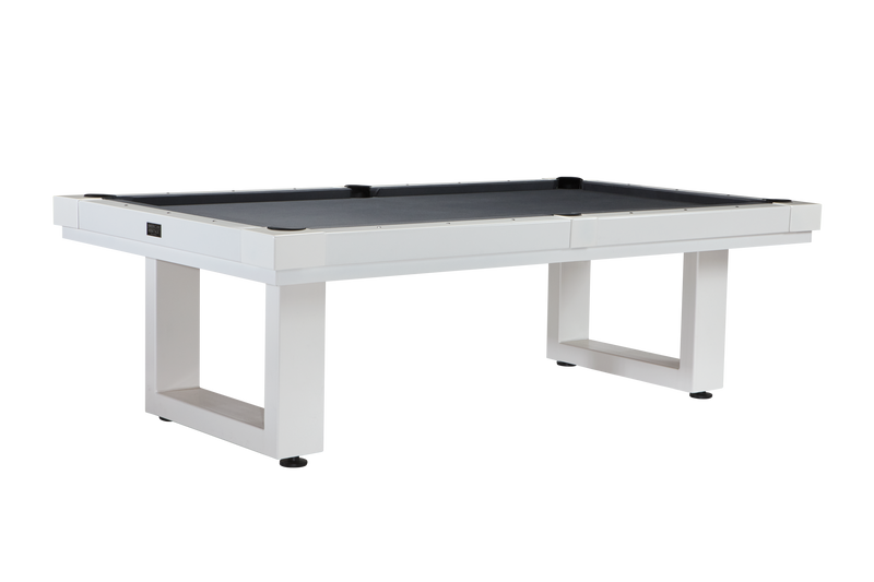 American Heritage Lanai 8' Outdoor Pool Table - Pearl White