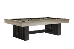 American Heritage Vancouver 8' Pool Table - Natural And Black Ash