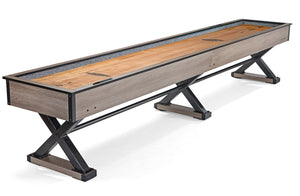 Brunswick Premier 12' Shuffleboard Table - Weathered Oak