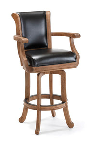 Brunswick Centennial Classic Bar Stools - Rustic Dark Brown (Set of 2)