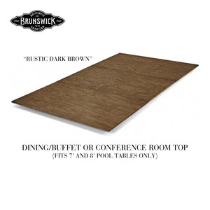 Allenton Rustic Dark Brown with Tapered Leg by Brunswick