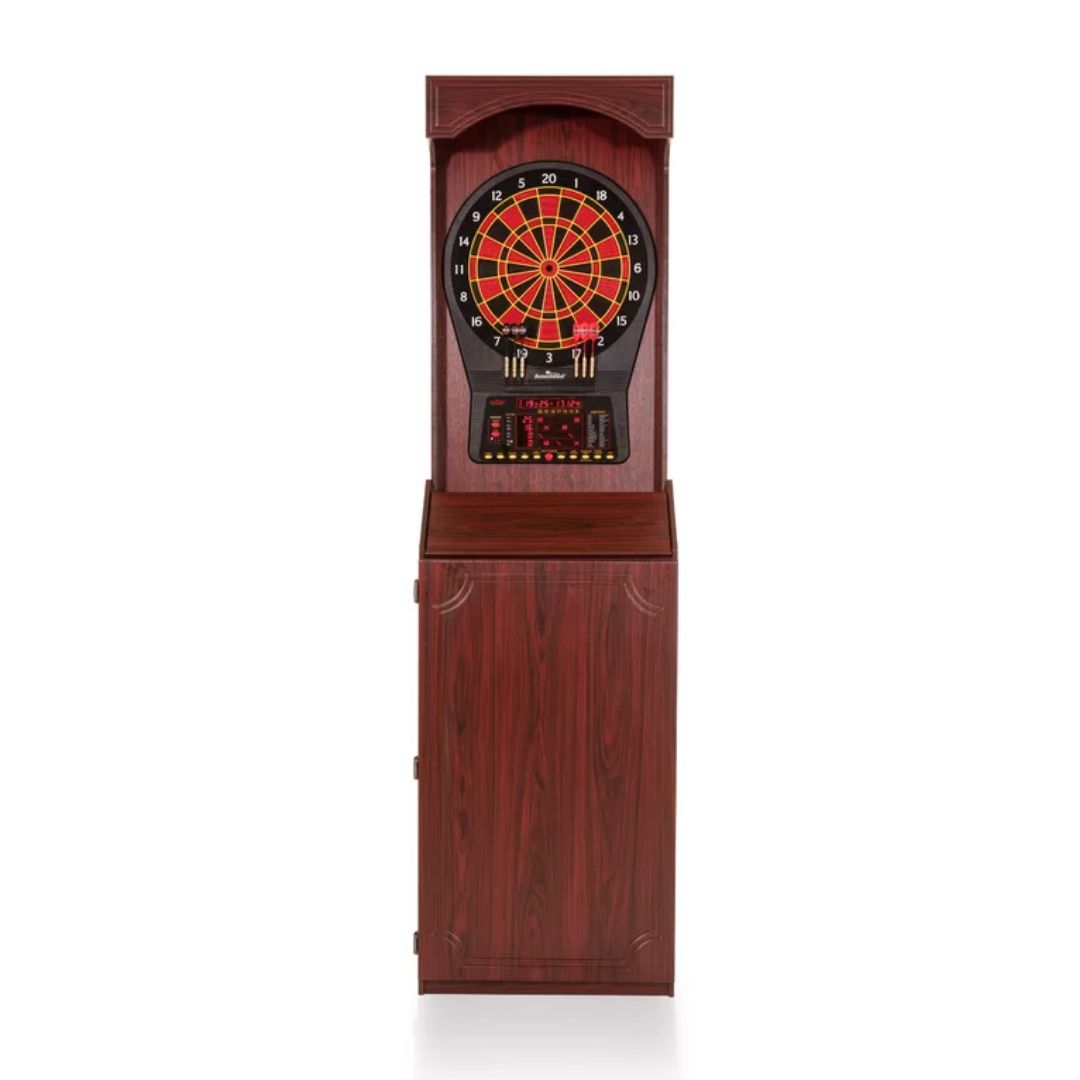 American Heritage Arachnid  Arcade Standup Cabinet w/ Cricket Pro 800 Electronic Dartboard