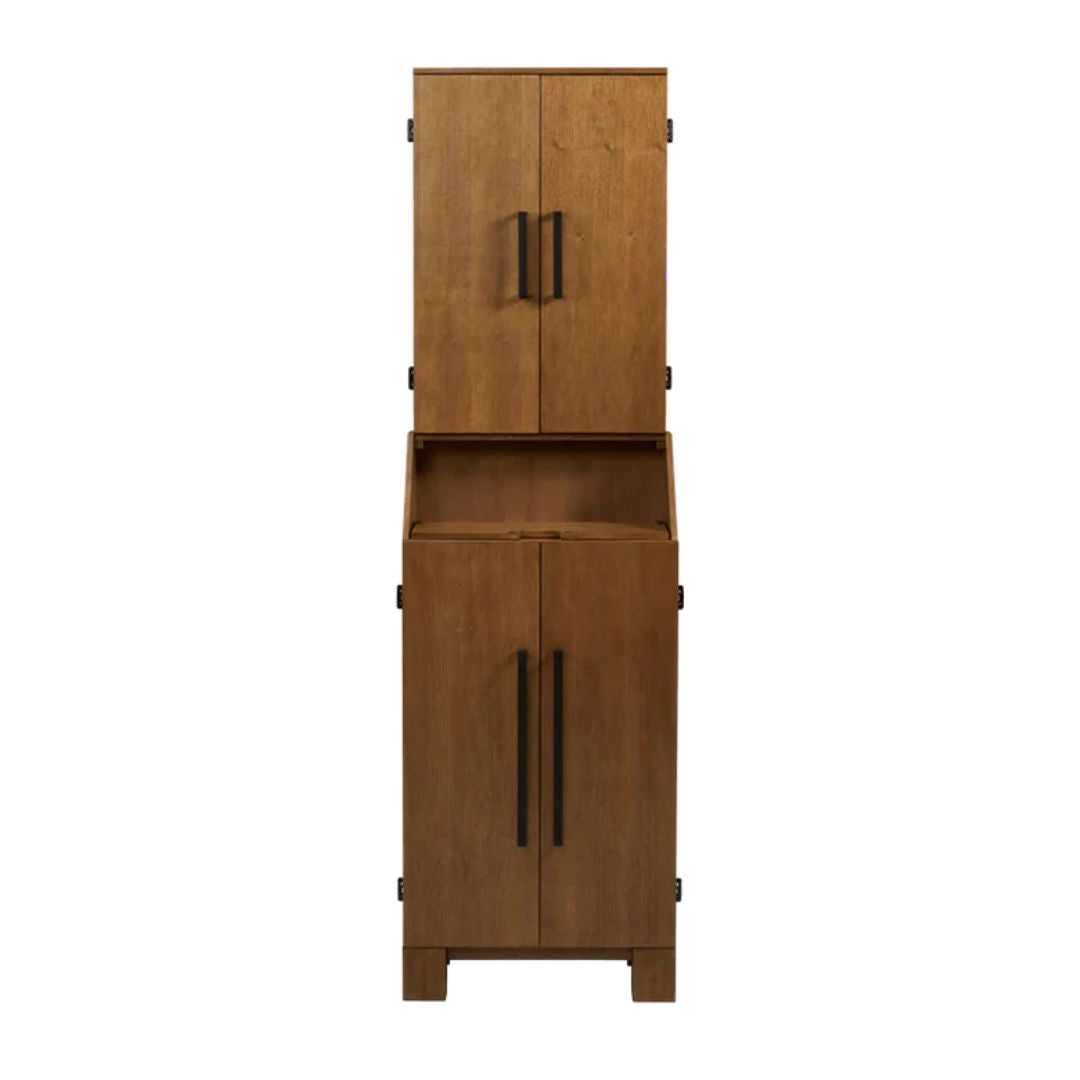 American Heritage Alta Standup Dart Cabinet - Brushed Walnut