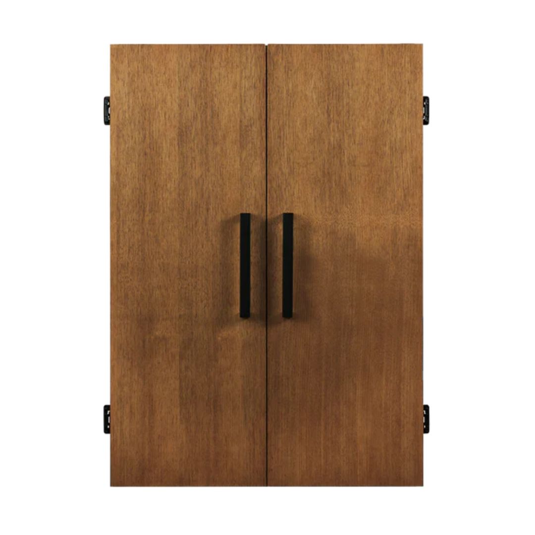 American Heritage Alta Dartboard Cabinet - Brushed Walnut