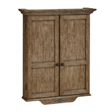 Brunswick Dart Board Cabinet in Rustic Dark Brown Finish