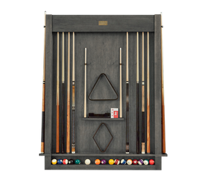 American Heritage Alta 12-Cue Wall Mounted Cue Rack - Charcoal