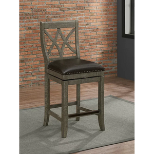 American Heritage Hadley Bar Height Stool - Glacier