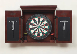 American Heritage Athos Dartboard Cabinet - Espresso