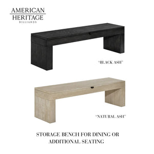 American Heritage Vancouver Pool Table - Natural And Black Ash