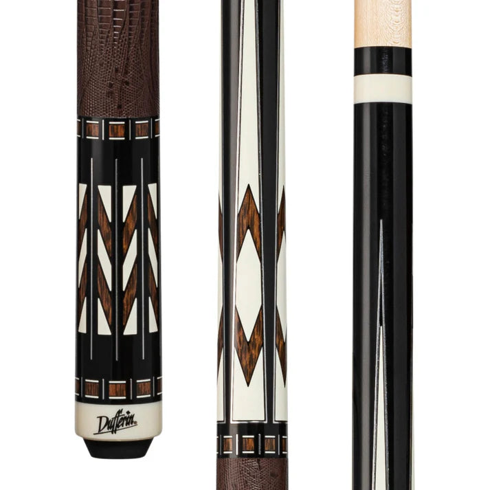 Dufferin D-SE52 Black & Brown Pool Cue