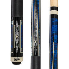 Dufferin D-543 Blue Curly Maple Pool Cue