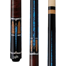 Dufferin D-546 Coffee Stain Curly & Blue Recon Pool Cue