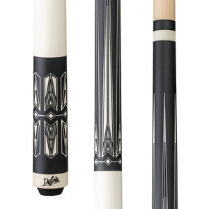 Dufferin D-548 Matte Black & White Pool Cue