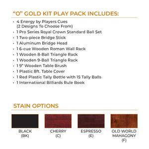 Cue & Case Gold Play Pack