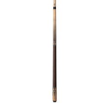 Lucasi Custom Matte Birdseye Maple Pool Cue with Black Palm and Imitation Bone Inlays by Cue & Case