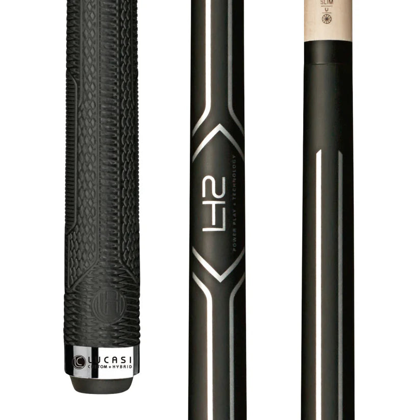 Lucasi Hybrid Matte Black Pool Cue - Stylish & Precise by Cue & Case