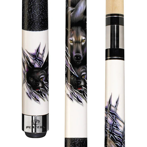 Players D-CWWP Artic Wolf  Pool Cue