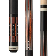 Players G-4144 Black & Cocobolo Pool Cue