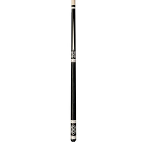 Players G-3398 Black and White Pool Cue