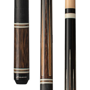 Players E2342 Black Palm & Bocote Pool Cue