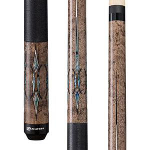 Players G4148 Light Grey Maple with Mother of Pearl Pool Cue