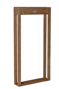 Brunswick Sanibel Wall Rack - Rustic Dark Brown