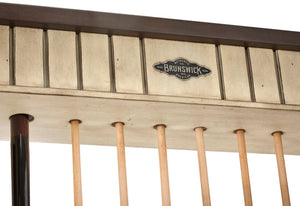 Brunswick The Henderson Cue Rack - Two Tone Aged Linen / Walnut