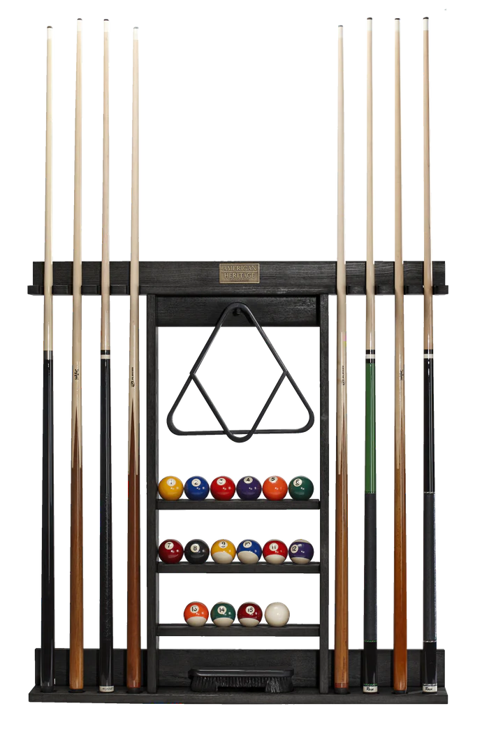 American Heritage Bluegrass Cue Rack - Black Ash