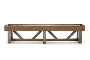 Brunswick Botanic Shuffleboard Table - Rustic Dark Brown