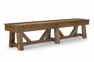 Brunswick Botanic Shuffleboard Table - Rustic Dark Brown