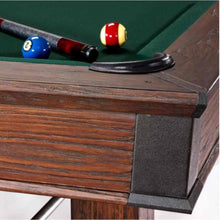 Brunswick Canton 8' Billiards Table in Black Forest