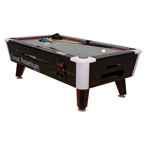 Arcade Pool Table 6-9 ft |  Great American - Black Diamond