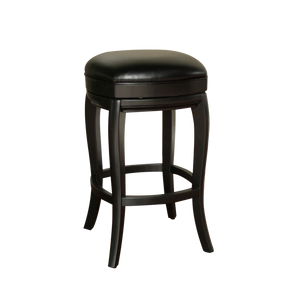 American Heritage Madrid Bar Height Stool - Black/Black