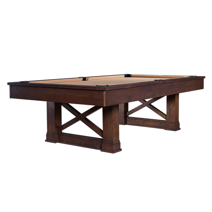 American Heritage Farmhouse Pool Table - Cappuccino