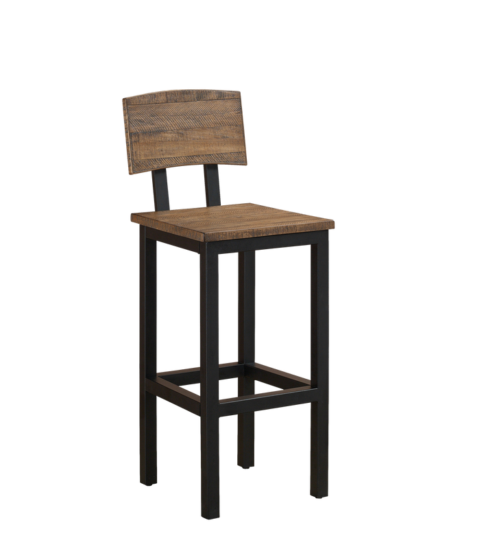 American Heritage Gateway Bar Height Stool - Reclaimed Wood